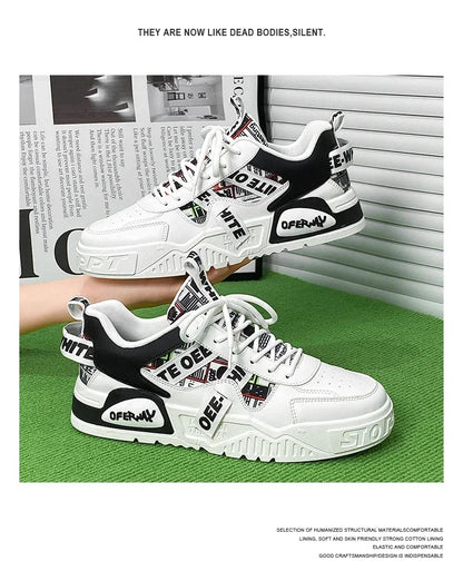 Skateboard Heren schoenen Zomersneakers Leer Casual Mode Outdoor Hardlopen Sport Wandelen Tennis Platform Designer Luxe