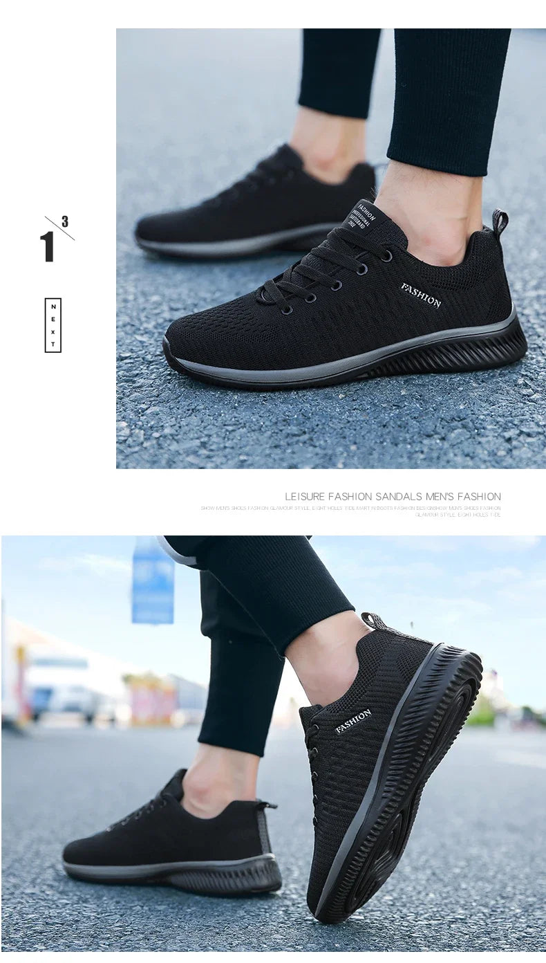 Męskie dzianinowe buty do biegania i chodzenia, casualowe sneakersy, oddychające sportowe buty do biegania, treningu i na siłownię, lekkie buty outdoorowe dla kobiet, rozmiary 38-47