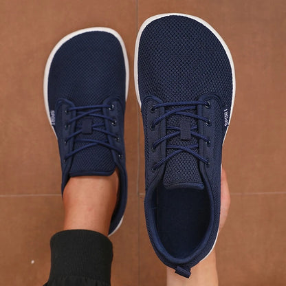 Women's Walking Flat Shoes Soft Mesh Suitable for Travel Wide Palms Lightweight Support Fitness and Leisure Sports Shoes for Men