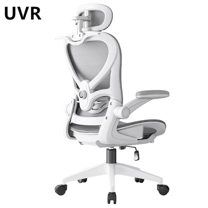 UVR Game Computer Chair Office Chair Sitting Comfort Mesh Breathable Staff Chair Ergonomic Design Backrest Home Furniture
