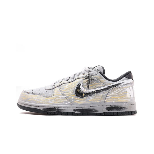 Custom Sneakers Nike Dunk Trendy Versatile Campus Style Minimal Vibe Classic Low Top Shock Absorbing Supportive for Men