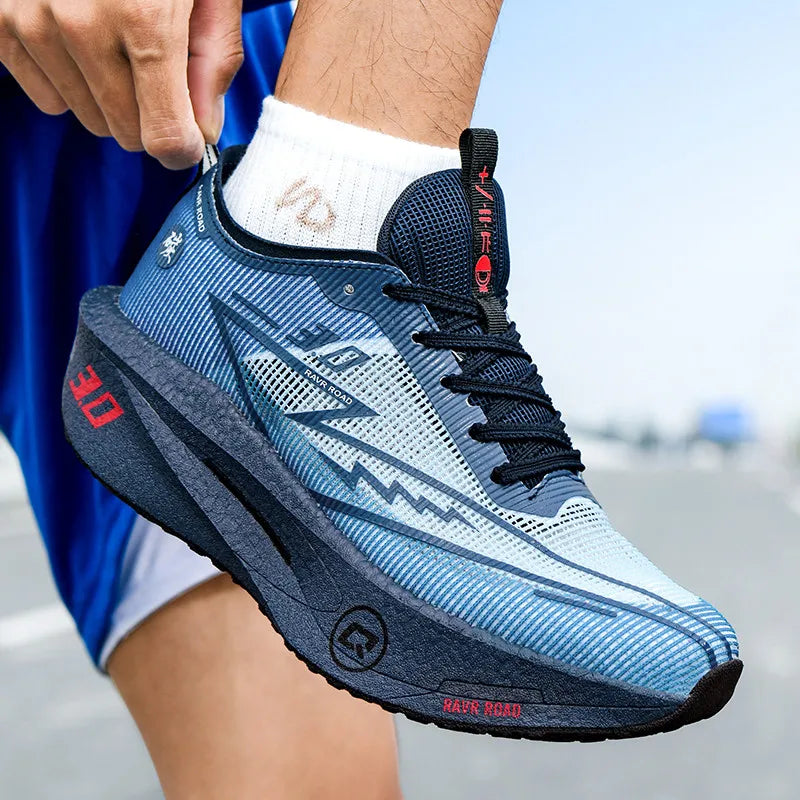 Mens Running Shoes 2025 New High-quality Jogging Shoes Cushioning Rebound Soft Sole Breathable Mesh Training Teenis Shoes Men