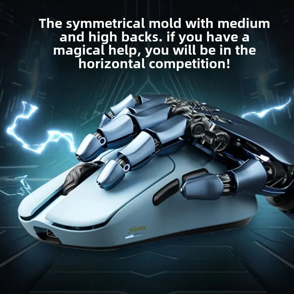SCYROX V6 non-porous wireless mouse esports 40g 750IPS with 8k receiver fast response 3950 high quality 8KHz  gaming mouse