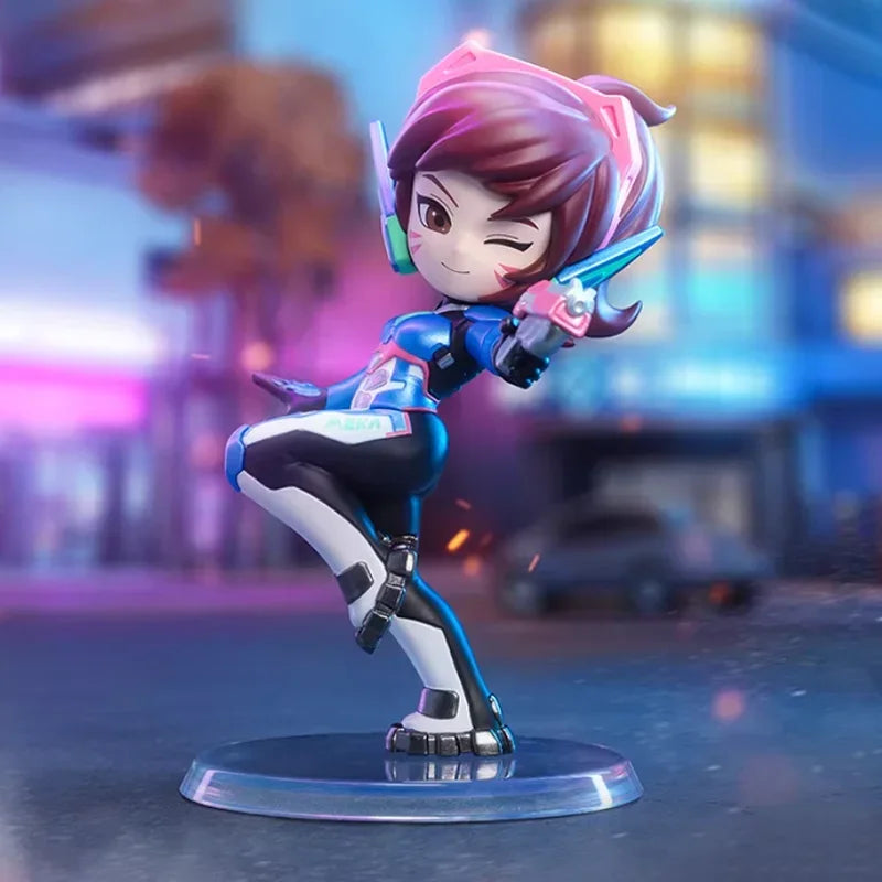 POP MART Overwatch Play of The Game Series Original Blind Box Surprise Mystery Box Cute Anime Action Figure Ornaments Figurines