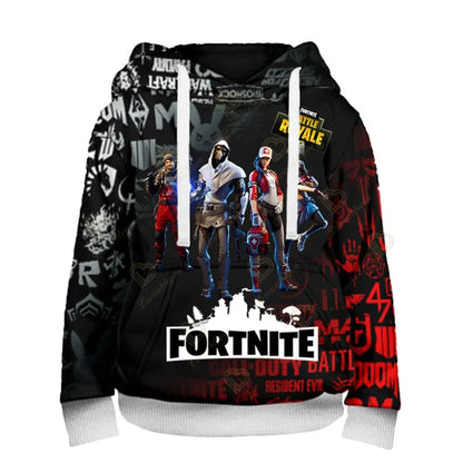 Φούτερ με κουκούλα Fortnite Peely Print New Design για άνδρες, γυναίκες και παιδιά, μακρυμάνικο, μοντέρνο casual streetwear pullover