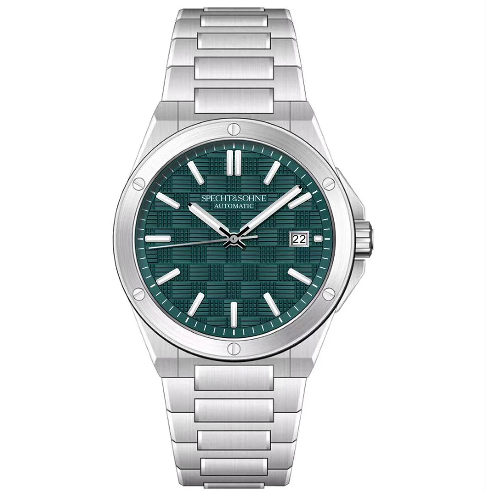 Specht&Sohne 2025 Neue 38MM Herrenuhr, Automatikuhr, Japan Miyota 8215 Uhrwerk, Stahl, Saphirglas, wasserdichte Reloj Homb