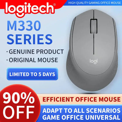 Logitech M330 Professional Office Mouse is compact, quiet, convenient to carry, comfortable to touch, and specifically designed1