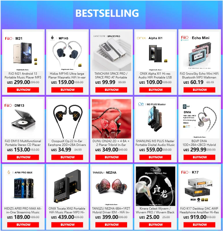 FiiO JT7 Over-Ear Planar Magnetic Audiophile Headphones 95x86mm Planar Driver Design Adjustable Headband 4.4mm/3.5mm Cable
