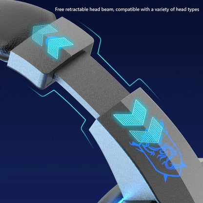Creative Wired Gaming Headphones High Quality Microphone Led Light Bass Stereo PC Gaming Headset For Computer PS4 PS5 Xbox