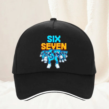 Meme 67 Six Seven 6 7 Italian Brainrot Boné de basebol para homem, boné de camionista, primaveril, casual, para atividades ao ar livre, para ginásio, viseira de sol, boné snapback