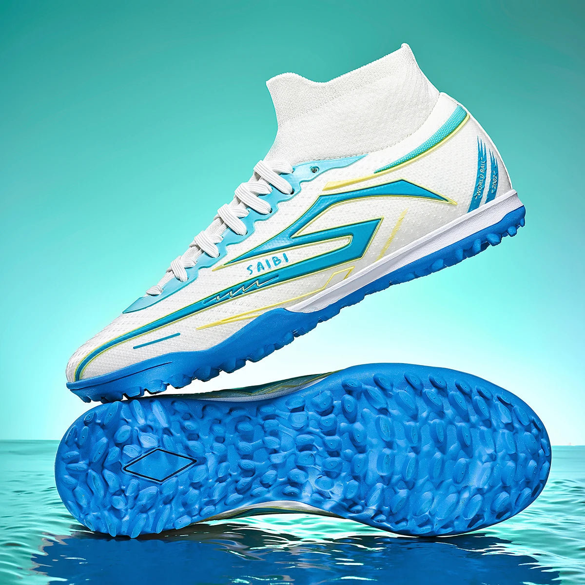 Unisex TF Turf Soccer Cleats - Breathable, Lightweight, Non-Slip & Durable, Ideal for Outdoor Training & Matches.