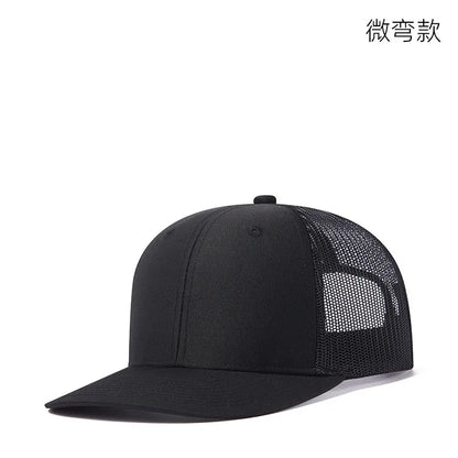 High Quality Mesh Baseball Cap Women Men Summer Cotton Breathable Sunhat Unisex Adjustable Snapback Trucker Hats Male Female