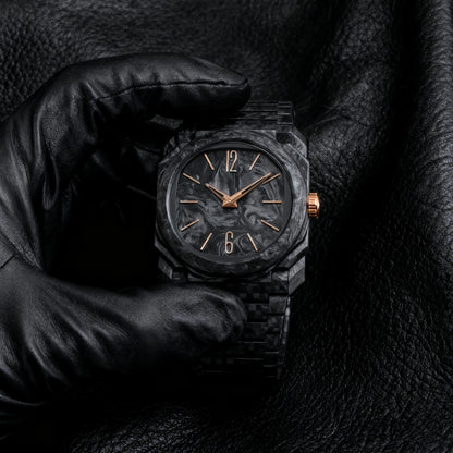 Creative Design Smoked Marble Pattern Quartz Watch Ultra-Thin Dial 3ATM Waterproof Plastic Quartz Watch Business Watch for Men