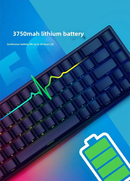 Mars 68 PRO magnetic axis mechanical keyboard gaming keyboard 0 dead zone plug and unplug RGB light wired wireless selectable