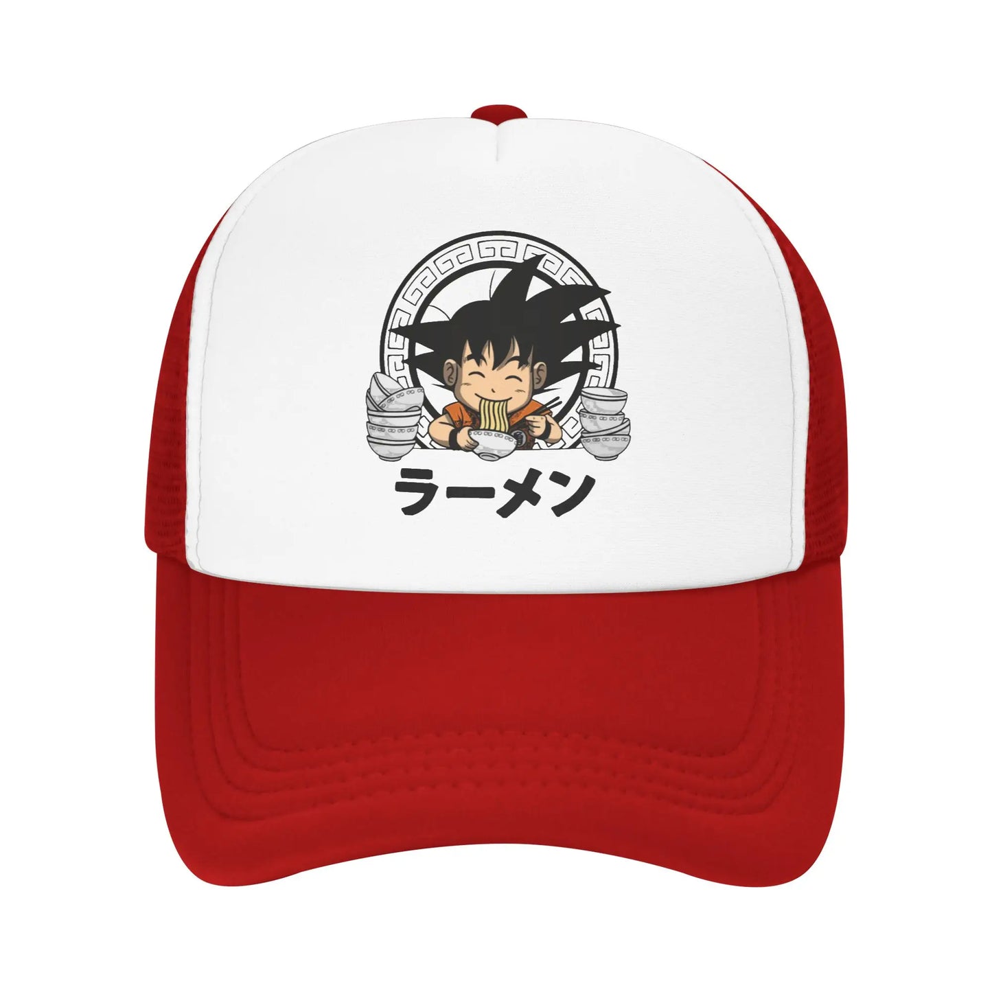 Goku Kid Ramen Dragon Ball Trucker Hat Men Women Vintage Anime Manga Hats Sports Cap Adjustable Polyester Baseball Caps Summer