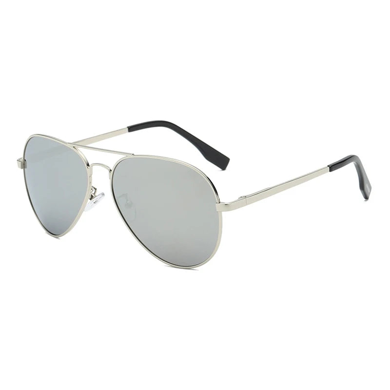Classic Big Pilot Polarized Sunglasses Men Luxury Metal Black Aviation Sun Glasses Male Fashion Driving Vacation Shades UV400