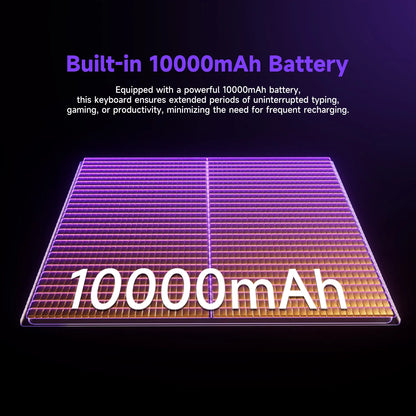 Tastiera meccanica Akko 5075 V3 75% 8000/10000mAh 2.4GHz wireless/cablata Type-C/BT 5.0 hot swap RGB gasket per gaming e digitazione