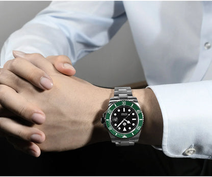 San Martin Upgraded Version 40mm Water Ghost Diver Watch Men's Luxury Automatic Mechanical Watches Sapphire Waterproof 200m SN0017