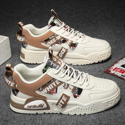 Skateboard Heren schoenen Zomersneakers Leer Casual Mode Outdoor Hardlopen Sport Wandelen Tennis Platform Designer Luxe