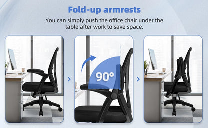 Daccormax Office chair Ergonomic Reclining 90°-125°,Desk chair with Lumbar Support,Computer chair Adjustable,living room chairs