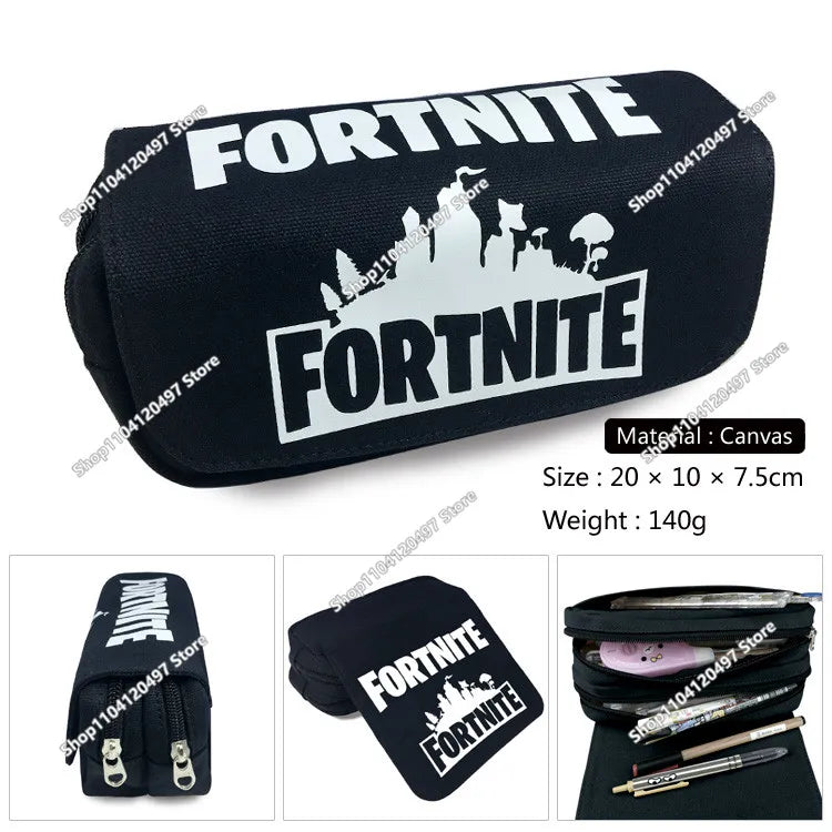 Victory Royale ученически несесер за момчета и момичета, Fortnite, голям капацитет, Peely, Llama Hero, детска кутия за химикалки, чанти за деца и тийнейджъри