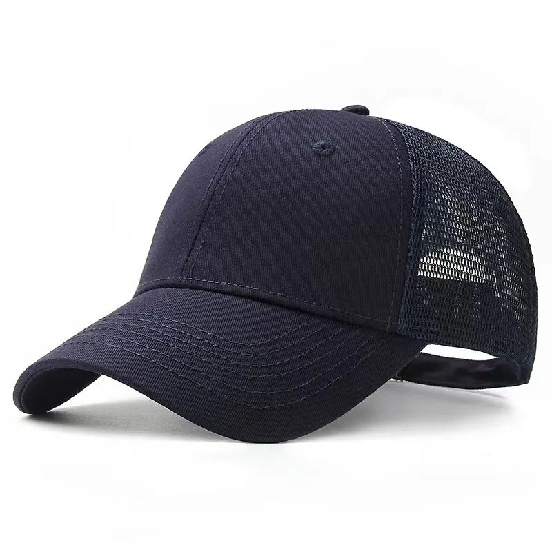 Baseball kapa Big Head Plus Size iz 100 % bombaža, primerna za moške in ženske, nastavljiva kapa »Dad Hat«, velikost 58–60 cm, 61–65 cm