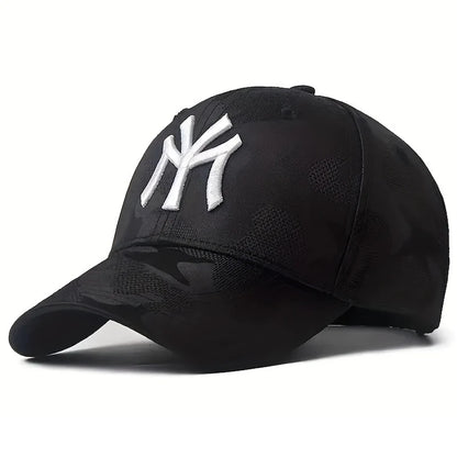Unisex Letter Embroidery Camouflage Baseball Caps Spring and Autumn Outdoor Adjustable Casual Hats Sunscreen Hat Sports Golf Cap