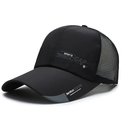 Mens Summer Quick Dried Korean Casual Breathable Mesh Fisherman Hat