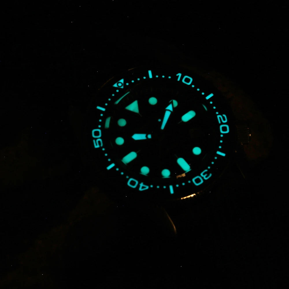 【Escapement Time】Quartz 2S60 Movement Diver Water Sapphire Ceramic Bezel BGW9 300M Waterproof The battery lasts for ten years