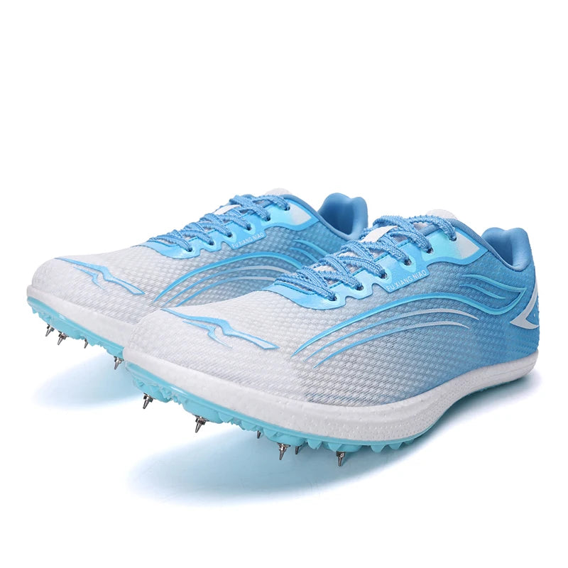 High Quality Men Women Track and Field Shoes Youth Anti Slip Sneakers Outdoor Professional Jumping Runn Shoes Student Trainers