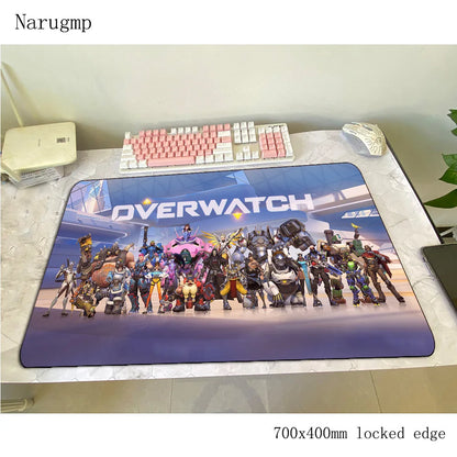overwatch mouse pad 700x400x3mm gaming mousepad anime Personality office notbook desk mat Boy Gift padmouse games pc gamer mats