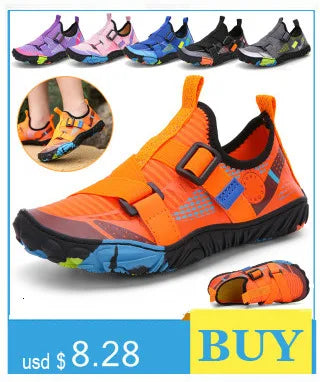 Men and Women Water Shoes, Aqua Shoes, Drainage Beach Sports Swim Sandals, Quick Dry Boating Barefoot Diving Fishing Surfing Sneakers