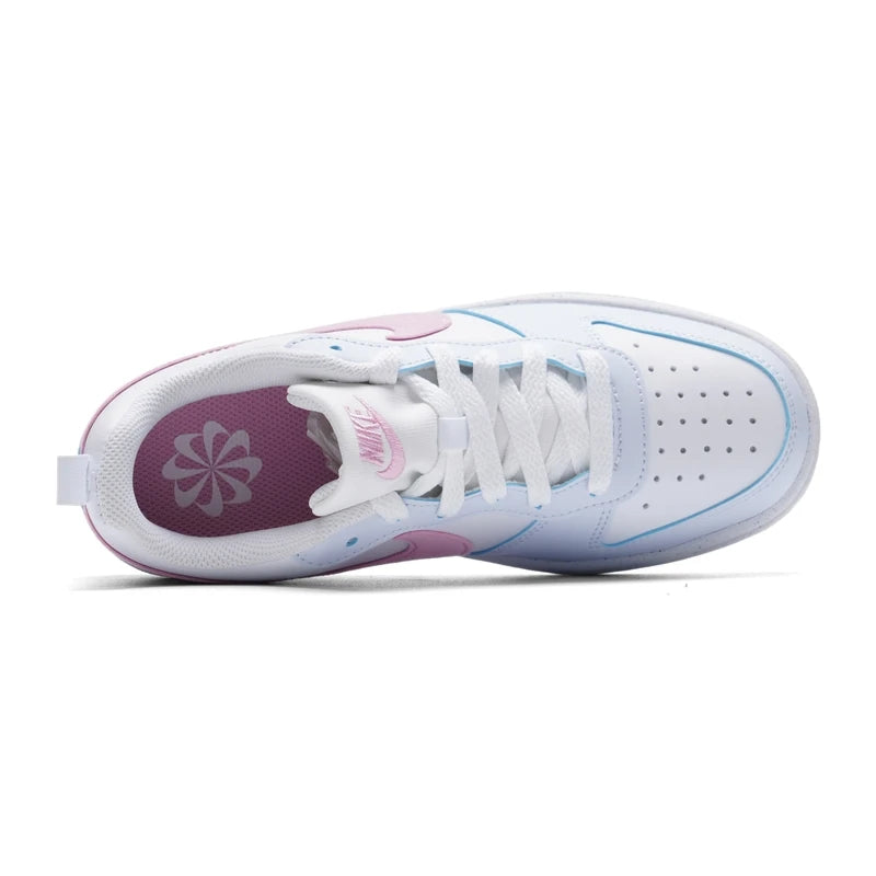 Nike Women's Shoes Court Borough Low (Gs) Sports Shoes, Lightweight, Comfortable, Casual, Trendy Low-Top Sneakers Iq2725-101