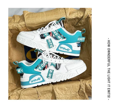 Skateboard Heren schoenen Zomersneakers Leer Casual Mode Outdoor Hardlopen Sport Wandelen Tennis Platform Designer Luxe