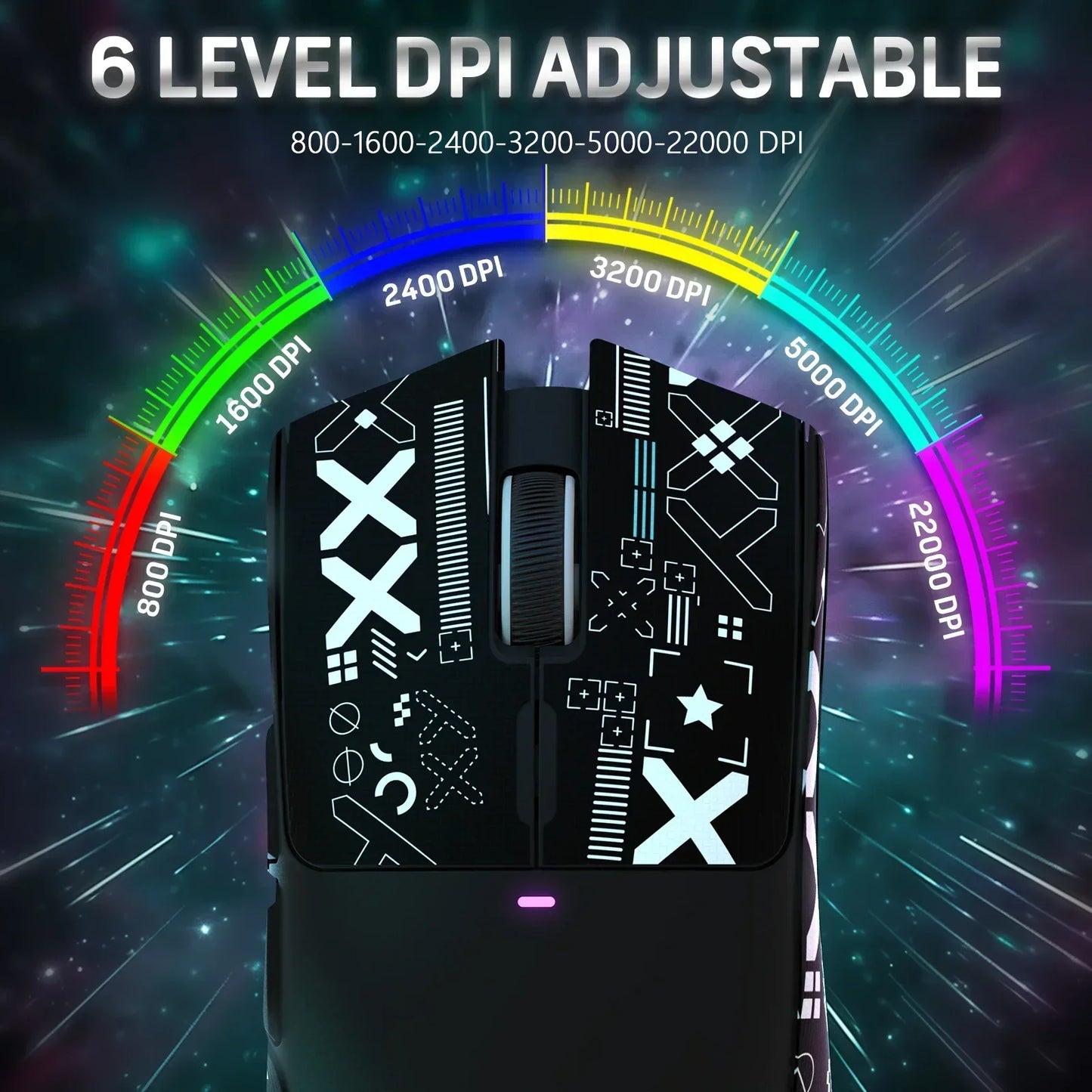 Original Brand ATTACK SHARK X11 Wireless Gaming Mouse Charging Dock PixArt PAW3311 Gaming Sensor, Origin BT/2.4G Wireless/Wired