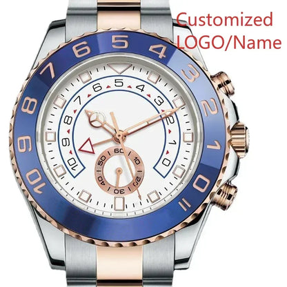 A989 Store Customized Watch Men's  44mm  Automatic Mechanical Male Brand Clock Top Watches