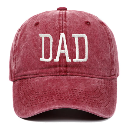 Mom and Dad Embroidered Baseball Hat Retro Sports Running Sunscreen Leisure Daily Versatile Travel Duck Tongue Hat