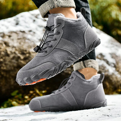 Femmes hiver chaussures en coton décontractées vêtements chauds résistant nouveau  Chaussures d'automne chaudes en coton pour hommes, bottes de maison unisexes antidérapantes et confortables pour la neige