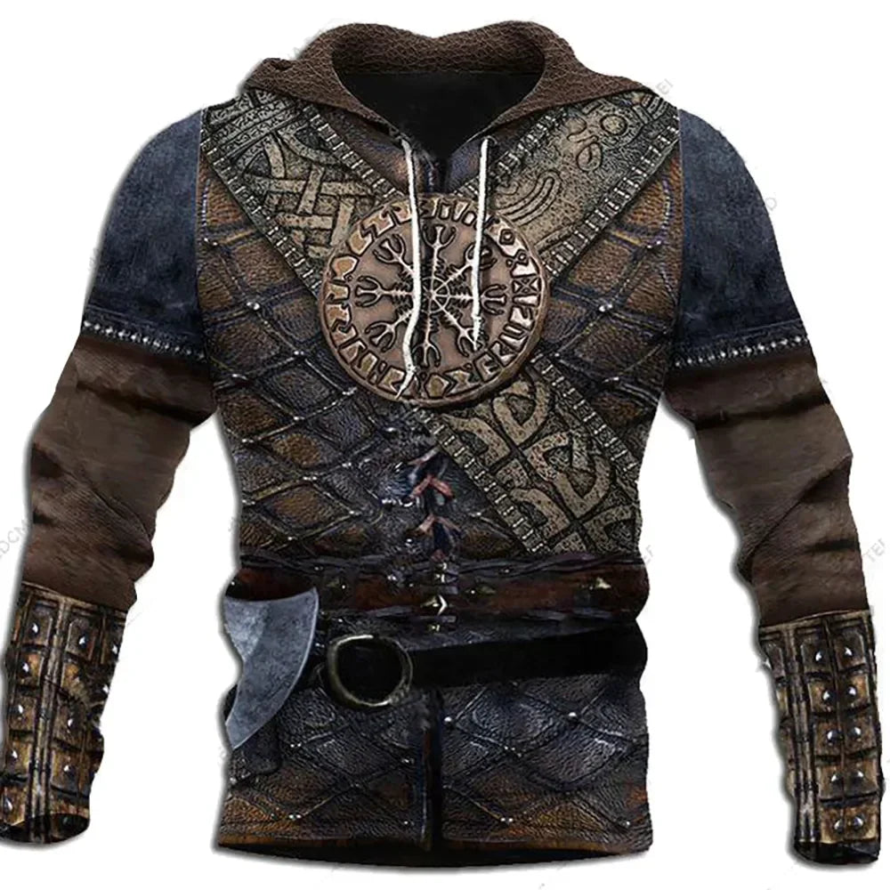 2023 neuer Herbst-Hoodie für Herren mit Wolf-Print, 3D-Sweatshirt, urban, trendig, vielseitig kombinierbar, Oversized-Oberteil, Kapuzenpullover, Herrenbekleidung