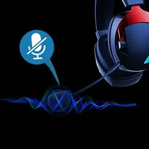 Wireless Gaming Headset with Detachable Noise Cancelling Microphone,2.4G Bluetooth-USB-3.5mm Wired Jack 3 Modes for Multi-device
