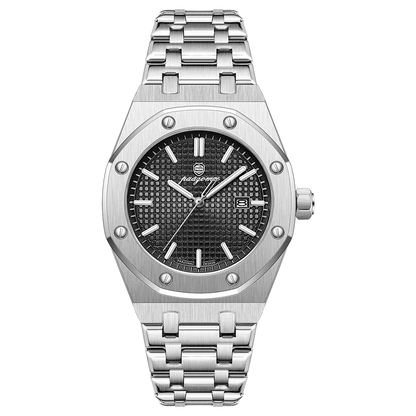 Montre à quartz carrée de luxe PAAZOMU pour homme, étanche, avec date luminescente, montre pour homme en acier inoxydable, montres d'affaires pour homme