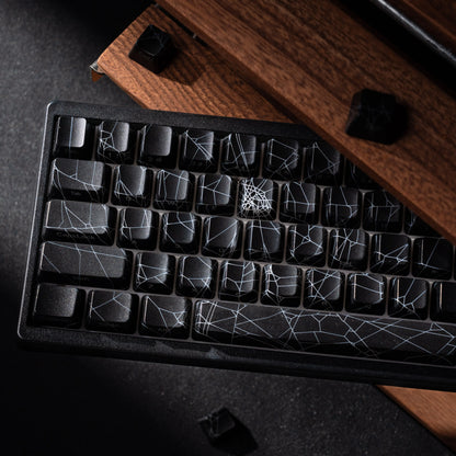 XVX M67 JadeStone Mechanical Keyboard With IMD-Tech Keycaps Hot Swappable Gasket Tri-Mode Custom RGB Wireless Keyboard 65%