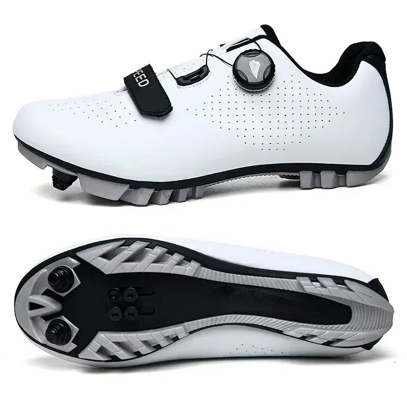 Nauji unisex dviračių sportbačiai su plokštele vyrams ir moterims, skirti plento, kalnų dviračių ir MTB lenktynėms, SPD – Zapatillas Ciclismo MTB