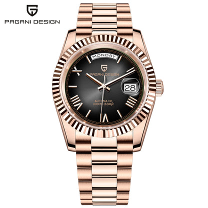 PAGANI DESIGN Men's Watches Green Luxury Automatic Watch For Men ST16 Mechancial Wrist watch Men For 2025 New Stainless steel