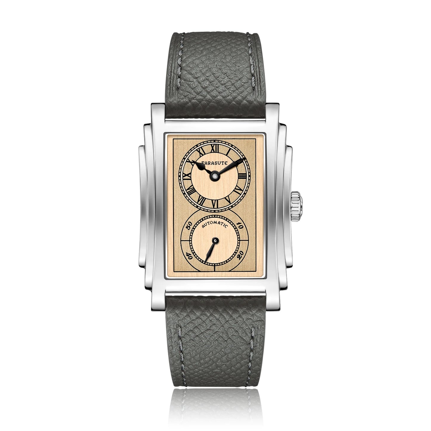 FARASUTE Luxury Fully Automatic Mechanical Men's Watch Seagull Sports Sapphire Stainless Steel Doctor Wristwatch reloj hombre 