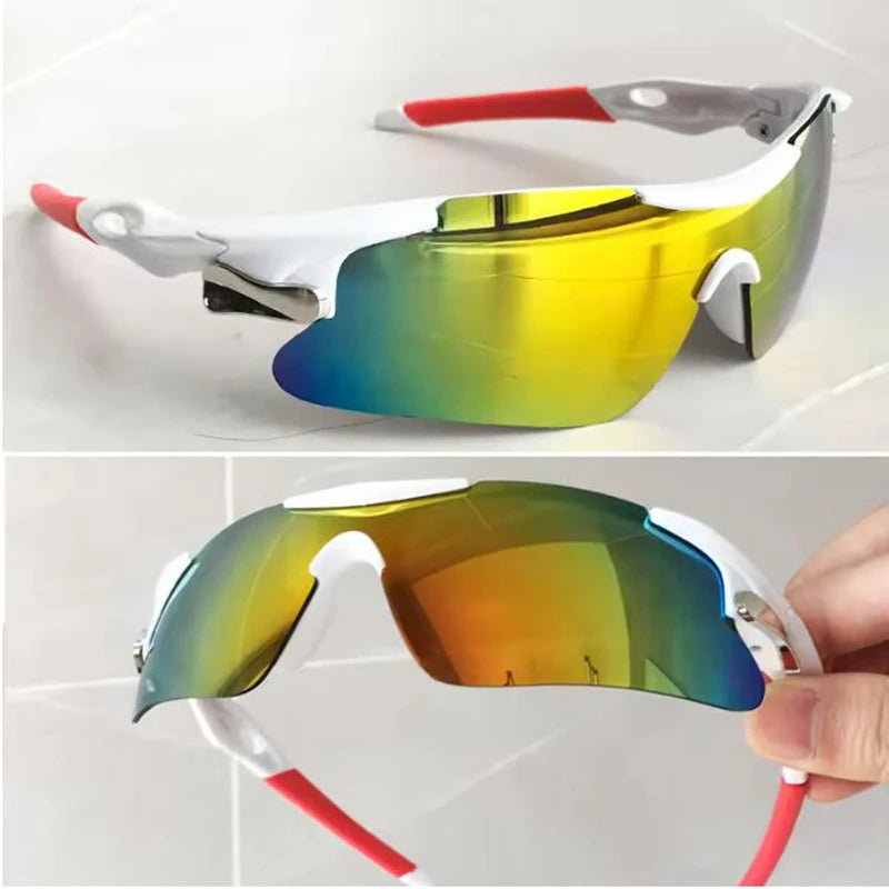 UV400 Outdoor Sport Cycling Sunglasses Windproof Mountain Bike Bicycle Glasses for Men And Women Hiking Running