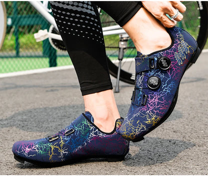 Professionelle Rennradschuhe für Herren und Damen – selbstarretierende Speed-Fahrradschuhe mit SPD-Cleats für Racing und Wettkampf