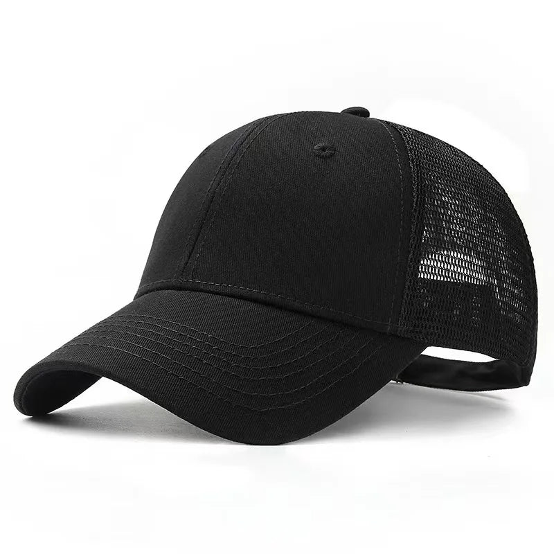 Baseball kapa Big Head Plus Size iz 100 % bombaža, primerna za moške in ženske, nastavljiva kapa »Dad Hat«, velikost 58–60 cm, 61–65 cm