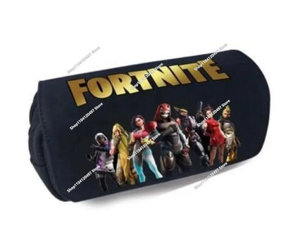 Fortnite Kids Pencil Bag Kawaii Pencil Case Large Capacity Waterproof Handheld Cosplay Pencil Pouch Office Stationary Gift Toy