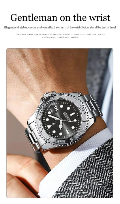 Montres de luxe pour homme - Nouvelle marque - Montres-bracelets sportives et tendance à quartz - Cadeaux pour homme - Montres automatiques - Horloge numérique « Café » pour homme